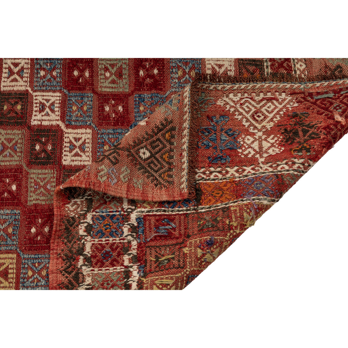 Lampron - (5'1'' x 7'8'') Vintage Turkish Kilim