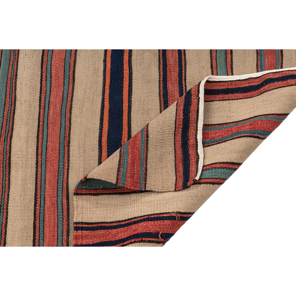 Delki - (5' x 8'2'') Vintage Turkish Kilim