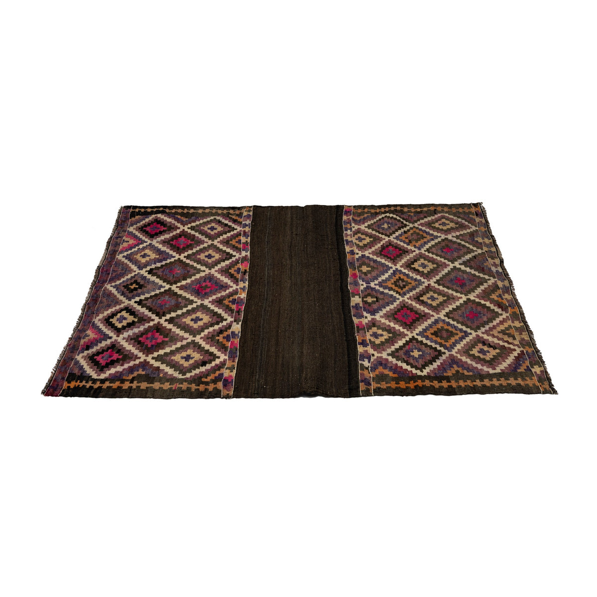 Merguza - (3'3'' x 4'3'') Vintage Turkish Kilim