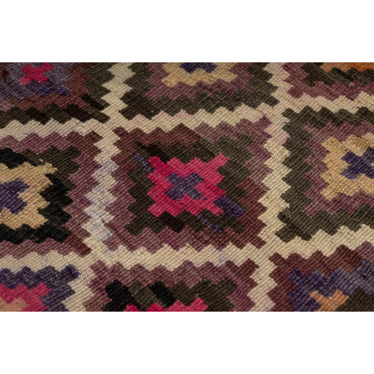 Merguza - (3'3'' x 4'3'') Vintage Turkish Kilim