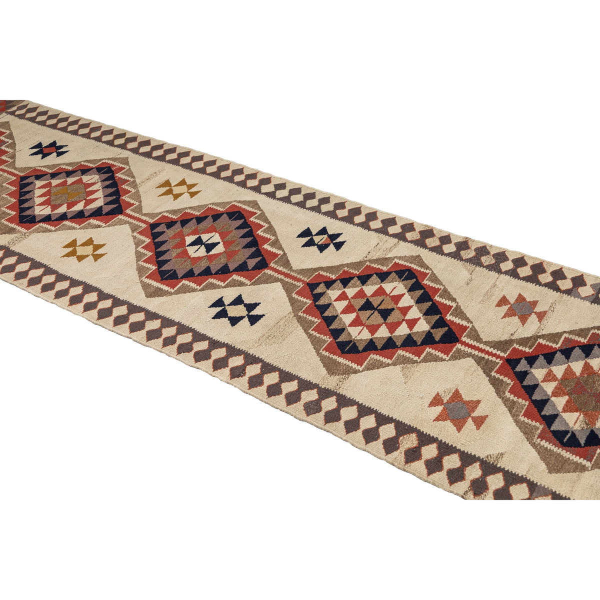 Mikayel - (2'11'' x 10'11'') Vintage Turkish Kilim