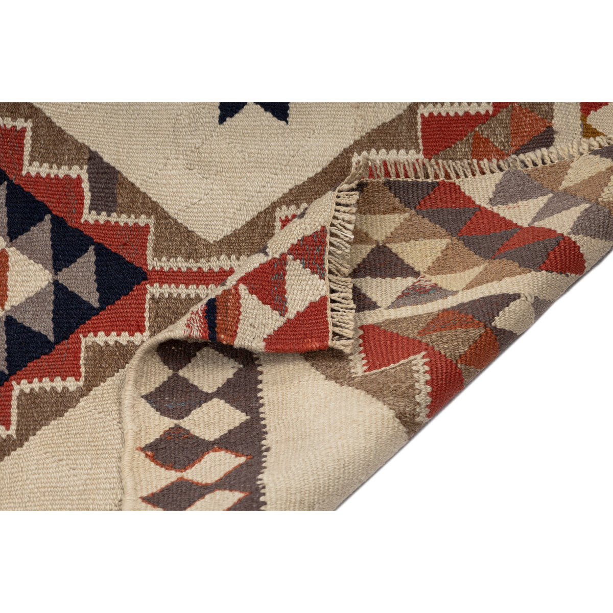 Mikayel - (2'11'' x 10'11'') Vintage Turkish Kilim