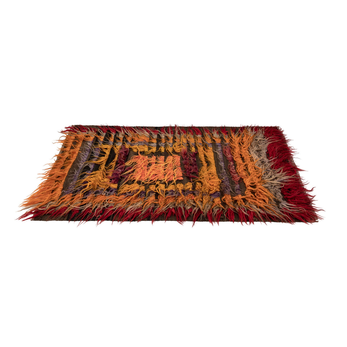 Ransa - (3'1'' x 5'1'') Vintage Turkish Tulu Kilim