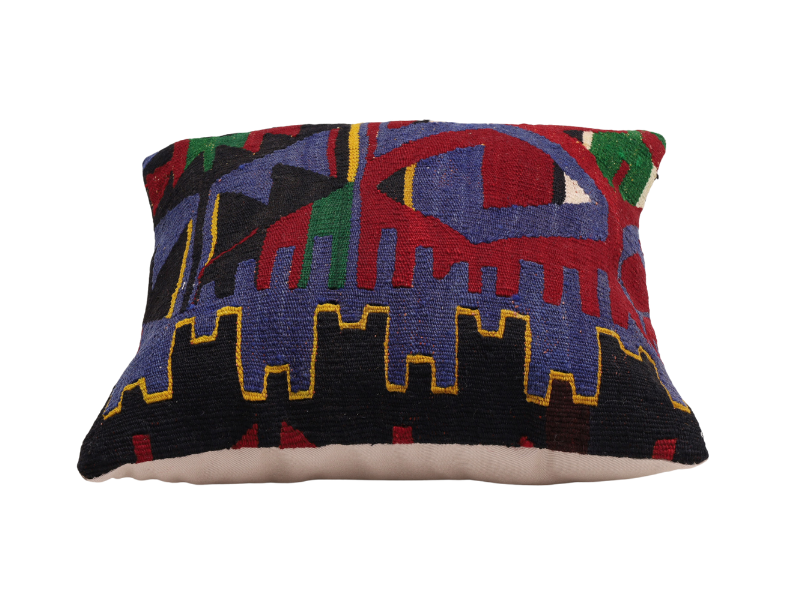 Decorative Kilim Pillow Cover 16" x 16"