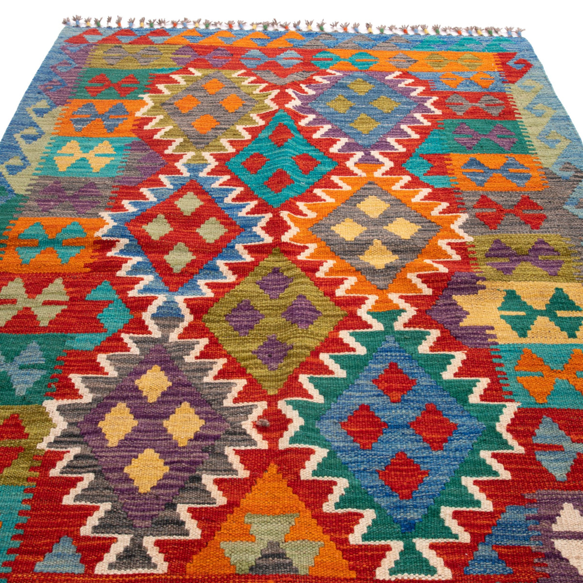 Ireksene - (3'3'' x 4'11'') Vintage Turkish Kilim