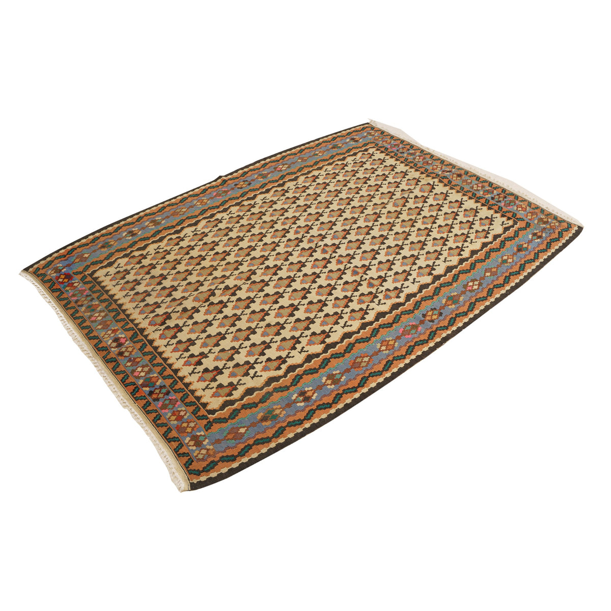 Tamagerd - (3'11" x 5'3") Vintage Turkish Kilim