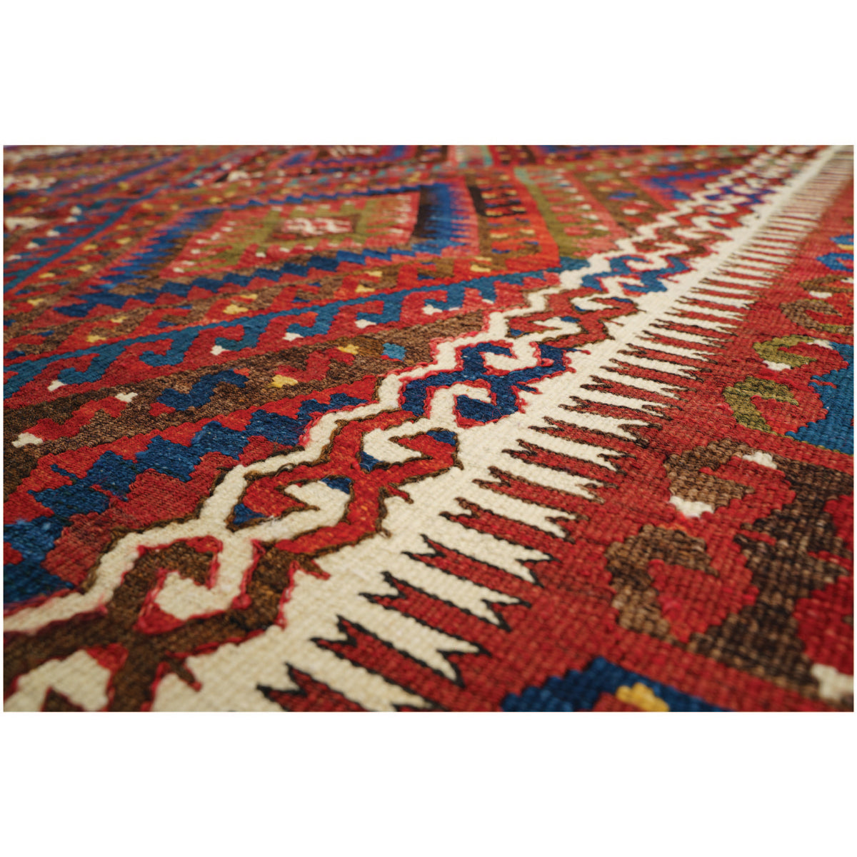 Kayakoy - ( 5'2" x 8'3") Vintage Turkish Kilim