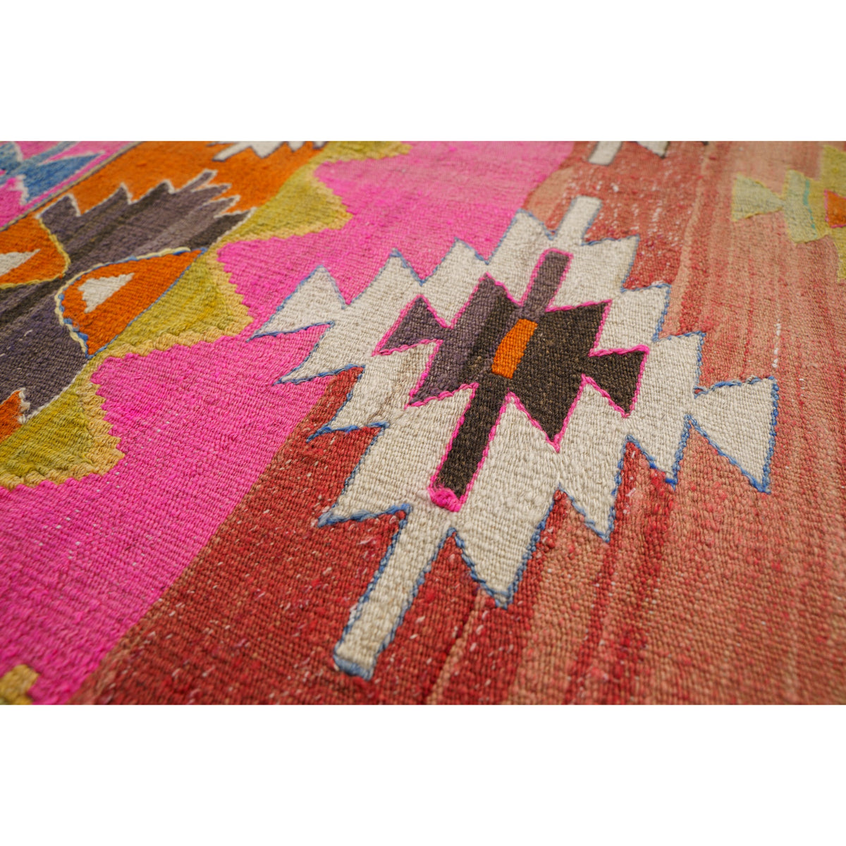 Ralambos - (3'2" x 5'4") Vintage Turkish Kilim