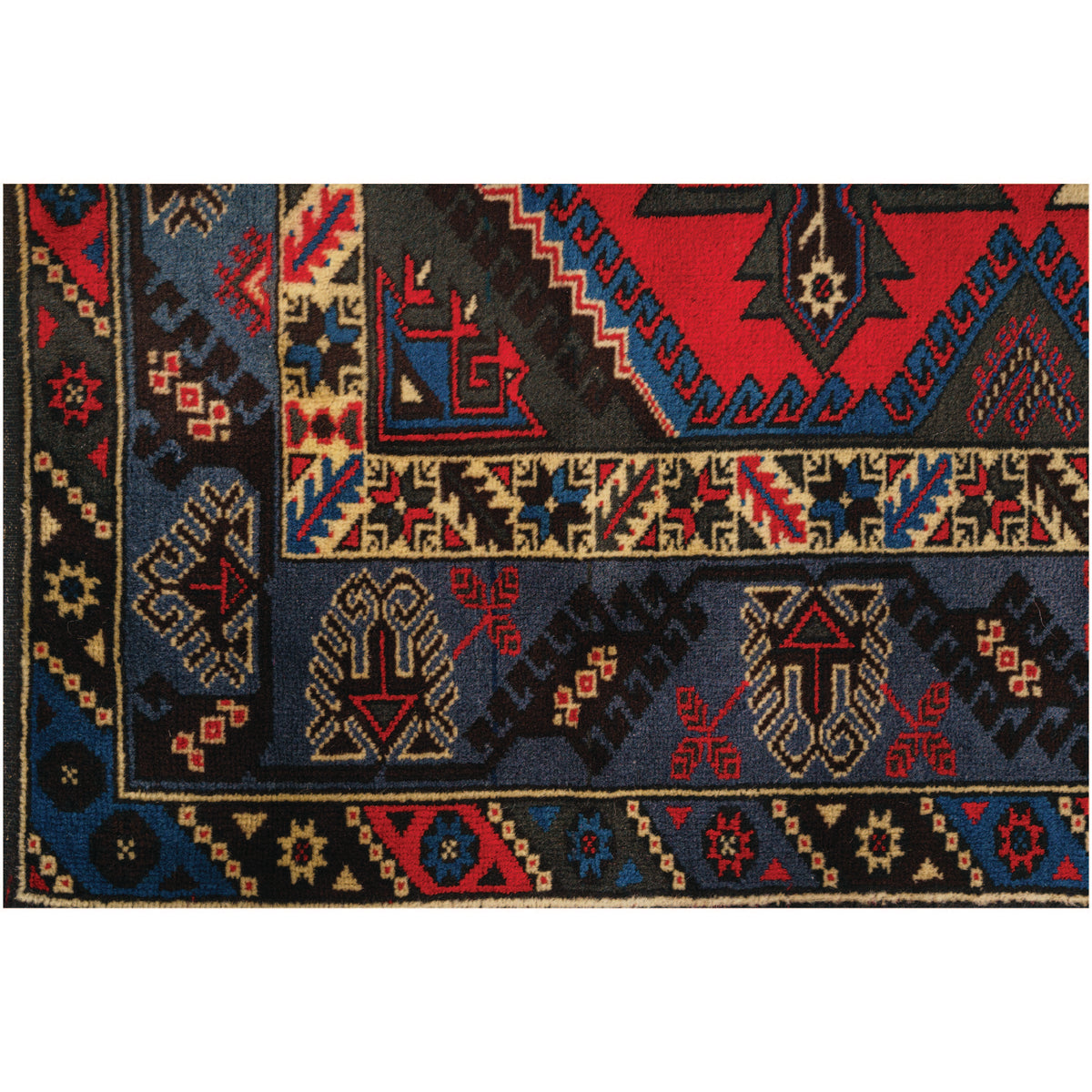 Kanlica - (3'10" x 6'1") Anatolian Turkish Rug