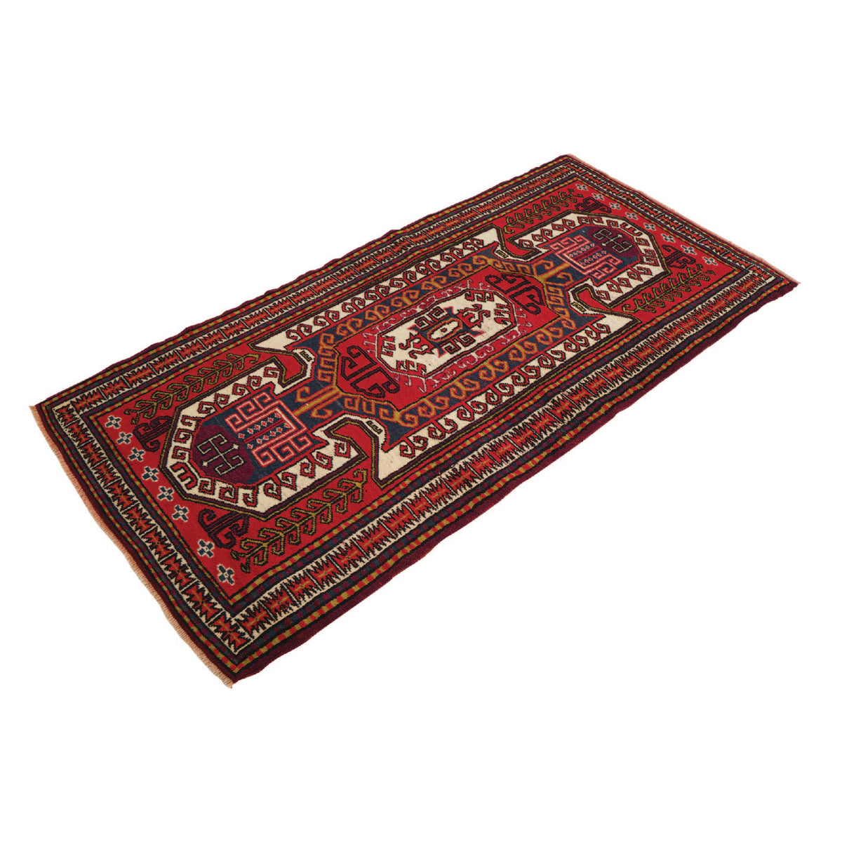 Kazakh - (2'11" x 6'8") Anatolian Turkish Rug