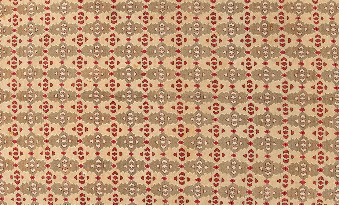 Narli - (9'6" x 10'2") Vintage Turkish Kilim