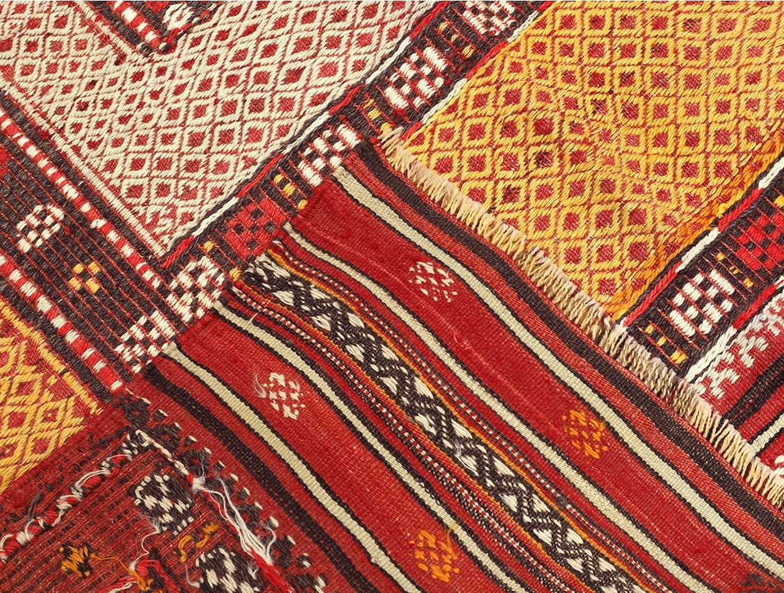 Pashali - (4'7" x 5'11") Vintage Turkish Kilim