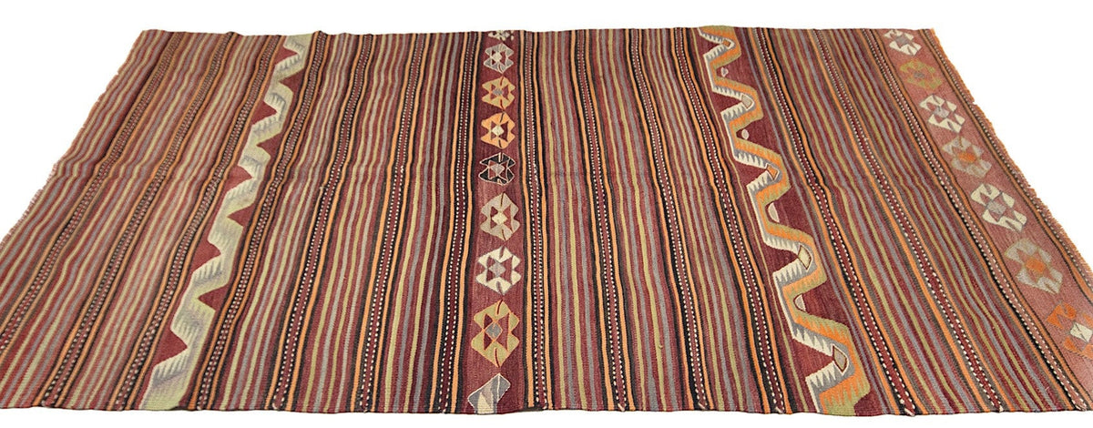 Aibasti - (2'11" x 3'10") Vintage Turkish Kilim