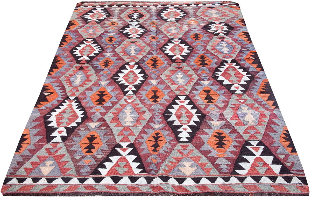 Belen - (5'3" x 8'6") Vintage Turkish Kilim